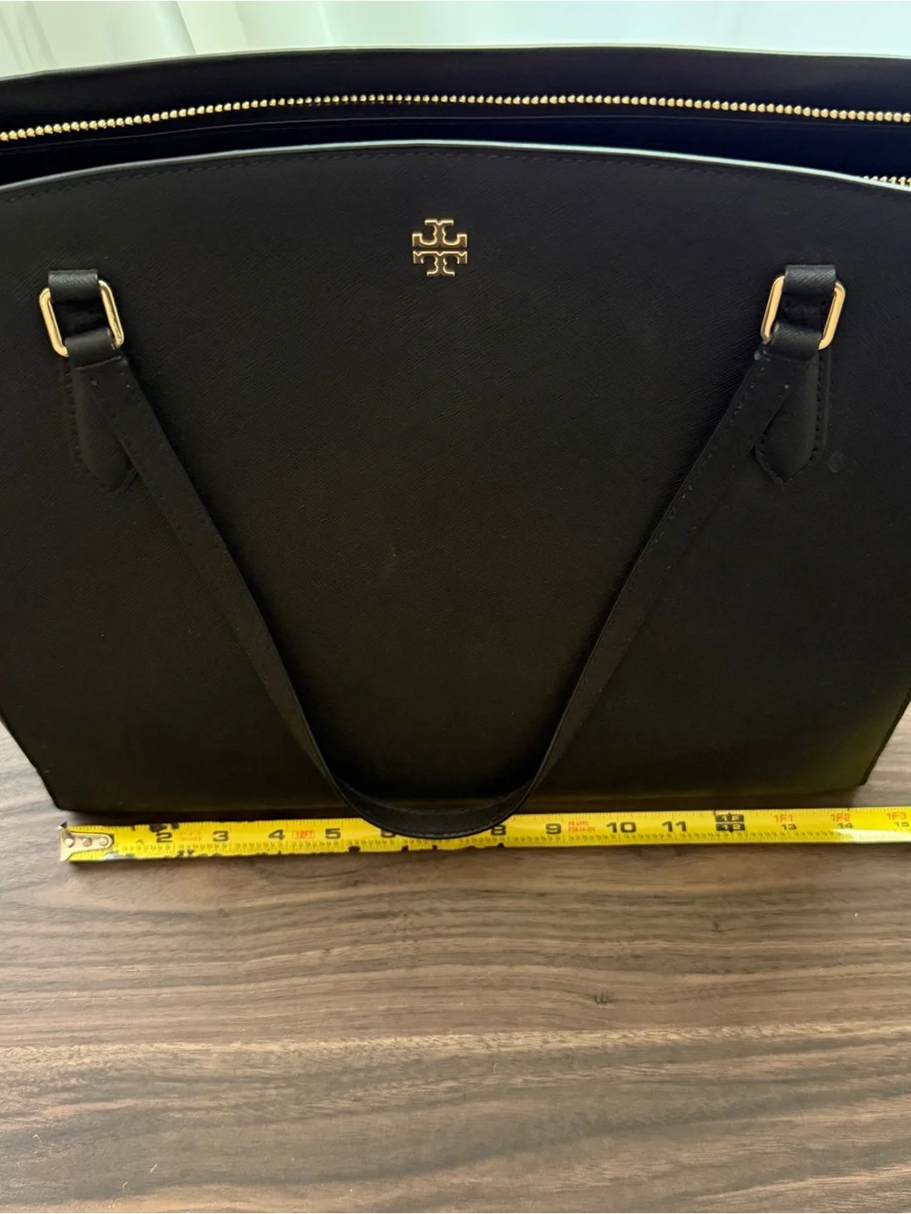 Tory Burch Black Leather Tote